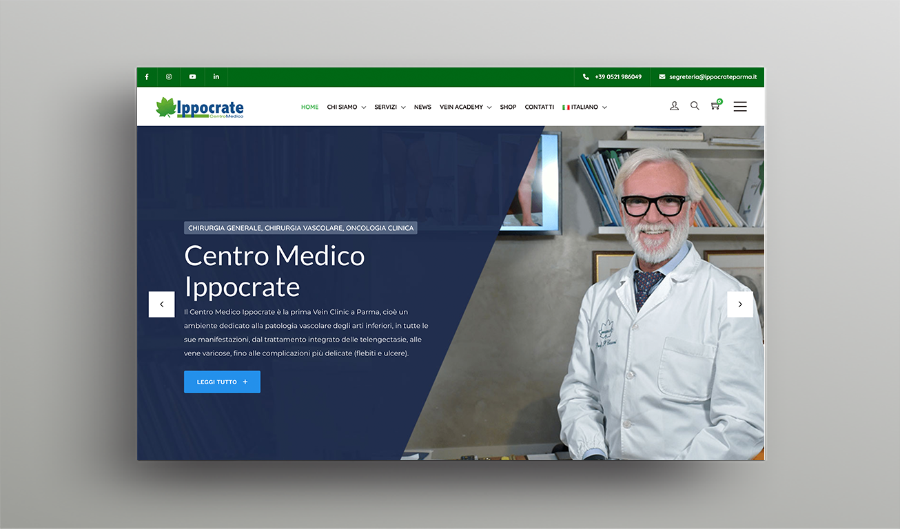Anteprima homepage Centro Medico Ippocrate