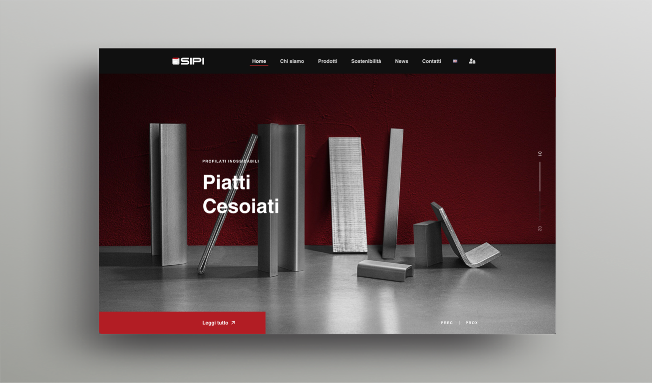 Anteprima homepage SIPI SpA